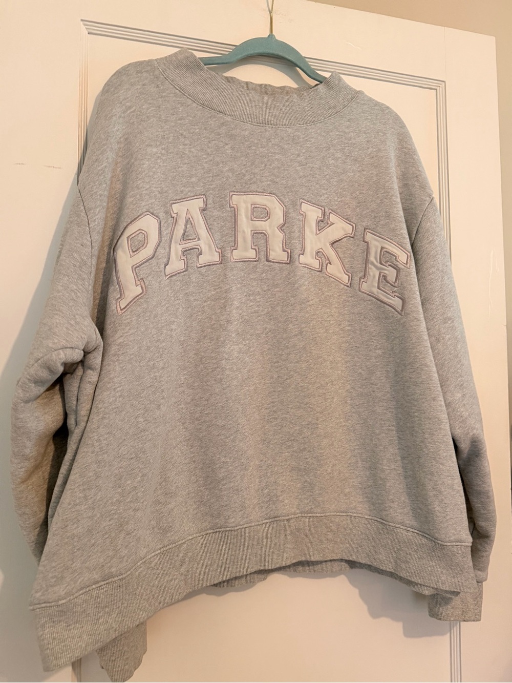 PARKE Heritage Light Gray Metallic Sweatshirt XXL